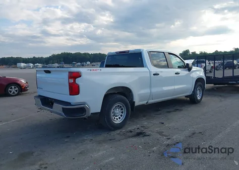 2023 Chevrolet Silverado 1500 4Wd Standard Bed Wt из США, поврежденный, VIN 1GCPDAEK0PZ219145